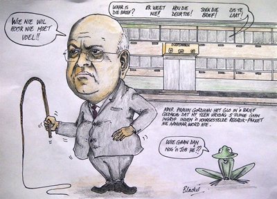 Minister Gordhan wil sweep klap, maar hoe?