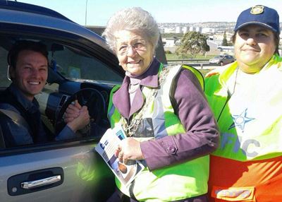 Roadblock in celebration of Women's Month