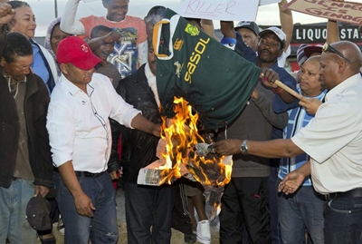 Drukgroep op pad na Kaapstad