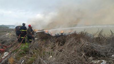 Arson often reason for fires at waste disposal sites