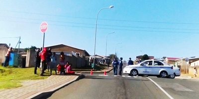 Protest disrupts voter registration