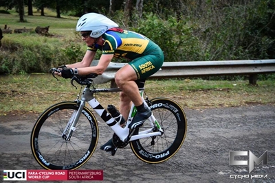 Para-fietsryers presteer in Pietermaritzburg
