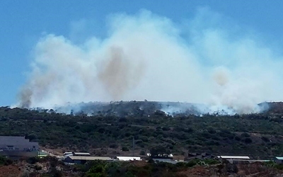 Another fire, fuelled by strong winds
