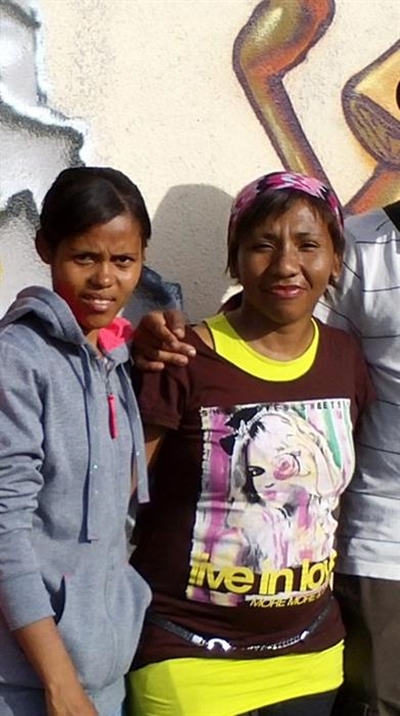 Oudtshoorn-volstruise dans in Gugulethu