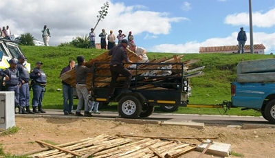 Illegal shack removed