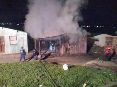 10 fires in informal settlements