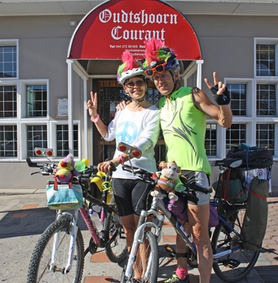 Pedalling for peace