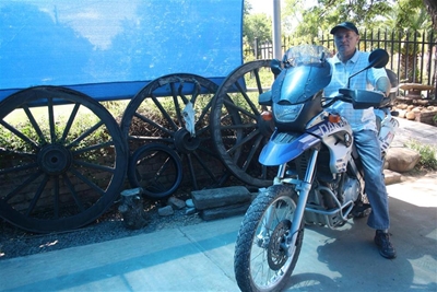 80-year-old on two wheels