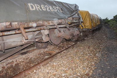 Train derails in Reebok