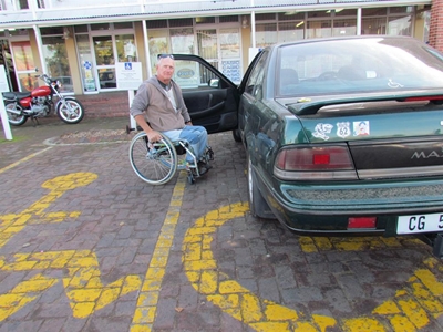 Disabled parking not up to standard