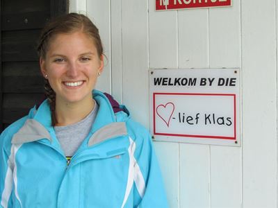 Uitruilstudent kuier by Hartliefies
