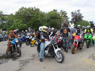 Motorfiets Toy-Run om die draai