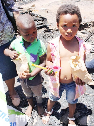 Update: 10 families destitute after fire