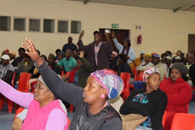 Residents desperate for homes