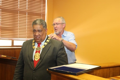 Mayor Wessie resumes a pride of place