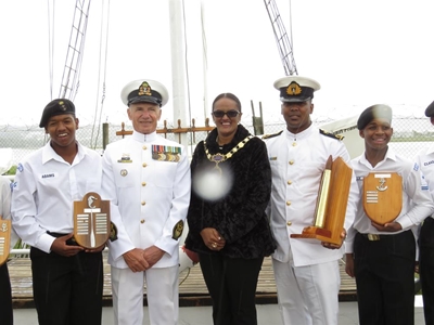 Knysna Sea Cadets inspected, praised and awarded