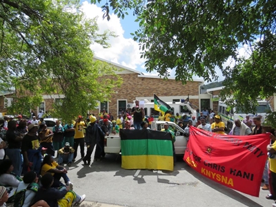 Protest against lack of service delivery