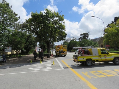 Bomb scare in Main Road