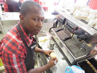 Local barista in national competition