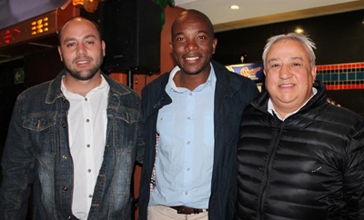 Mmusi Maimane en Particia de Lille in Mosselbaai