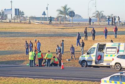 Pedestrians run over while crossing N2