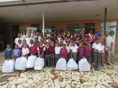 51 Learners get new shoes & shirts