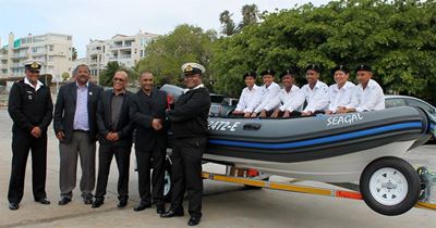 Sponsored rubber duck for Sea Cadets