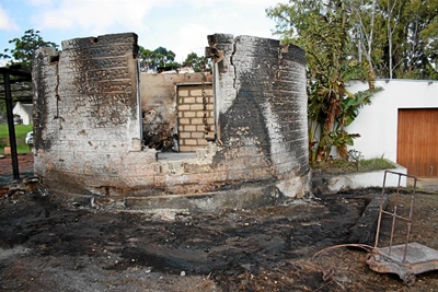 Stoor brand uit tydens beurtkrag