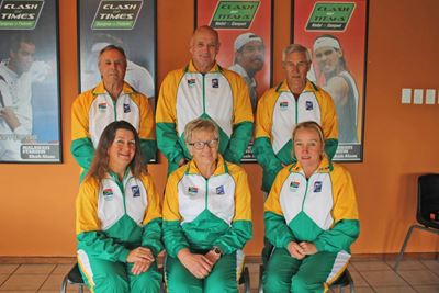 7 Veteraan tennisspelers van Eden gekies vir Suid Afrika