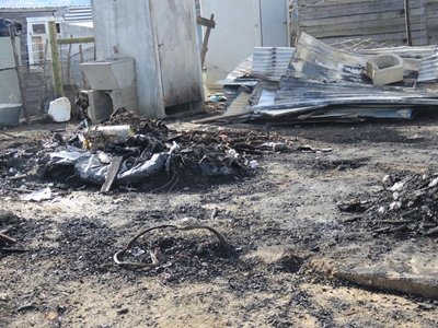 Man burns to death in shack fire