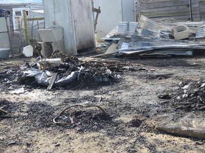 Man burns to death in shack fire