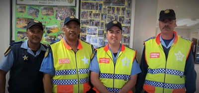 Traffic officers confiscate drugs