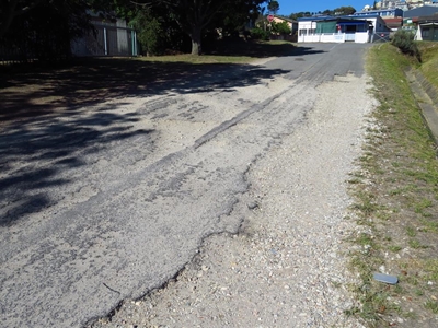 Street in bad state: Business owners concerned