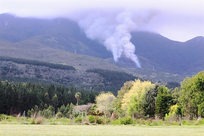 Update: Mountain fire 'under control'