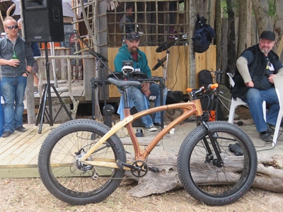 Wooden bicycle highlight of Timber Festival