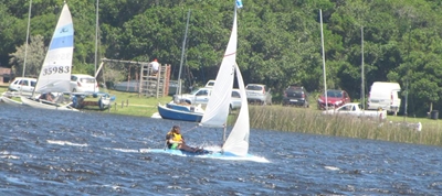 Tough sailing conditions at George Lakes