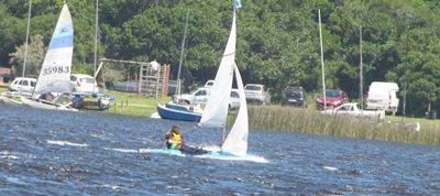 Tough sailing conditions at George Lakes
