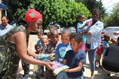 Biding time with the EFF on World Aids Day
