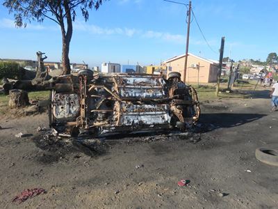 Car 'set on fire' in Concordia