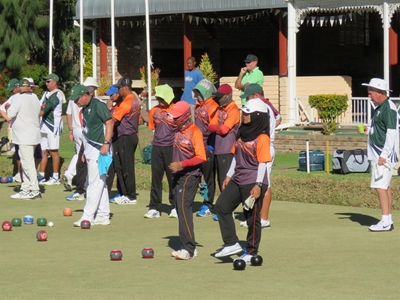Maleisiese nasionale rolbalspan in dorp