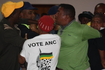 Council meeting erupts in brawl