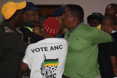Council meeting erupts in brawl