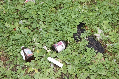 'Medical waste' dumped in residential area