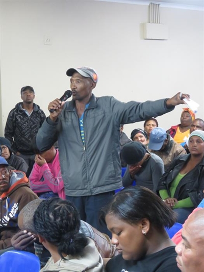 Residents voice grievances