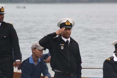 Sailing season opened with a salute