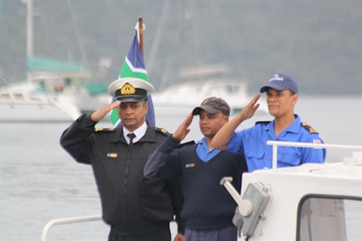 Sailing season opened with salute