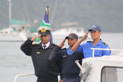Sailing season opened with salute