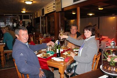 Wine and chocolate at Blackwaters