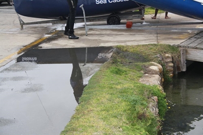 Fat traps possible cause of sewage leak
