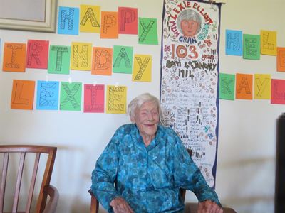 Beloved local turns 103